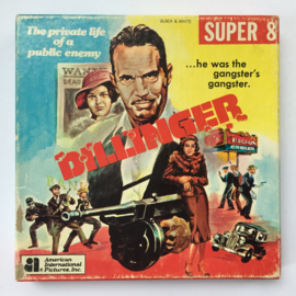 Nr.7122 -- Super 8 silent -- Dillinger, ongeveer 60m. zwartwit silent in orginele doos