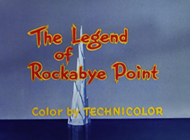 K.163 --16mm-- The Legend of Rockabye Point , Chilly Willy, jaar 1955, speelduur 6 minuten goed van kleur Engels gesproken compleet op kern
