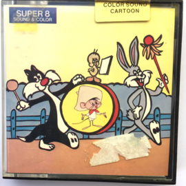 Nr.6940 --Super 8 Sound--, Warner Bros Loney Tunes Speedy Consalis overwint 1958 Cartoon, 60 meter mooi van kleur met Engels geluid, in de orginele doos