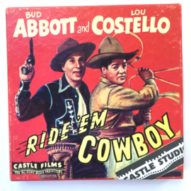 Nr.7076 --Super 8 Silent - Castle filmA & C Ride Em Cowboy goede kwaliteit zwartwit Silent ca 60 meter  in orginele doos