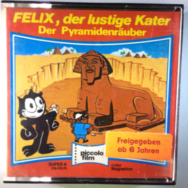 Nr.6773 - Super 8 SOUND, Felix The Cat Der Pyramidenrauber kleur met geluid ca 50 meter in orginele doos