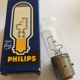 Nr. A041 PHILIPS projectielamp 12 volt 100w. B21S bajonet  groot