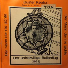 Nr.6622 --Super 8 Sound Buster Keaton in de onvrijwillige ballonvlucht, zwartwit met geluid speelduur 20 minuten in orginele doos