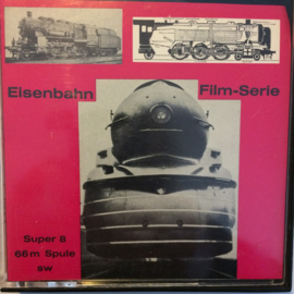 Nr.6817 --Super 8-- Eisenbahn film serie Lokomotiven der USA 1 Western uNorfolk Lokszwartwit silent 60 meter in orginele fabrieks doos