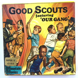 Nr.7068 --Super 8 Silent - Good Scouts Our Gang, goede kwaliteit zwartwit Silent ca 60 meter  in orginele doos