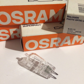 Nr. R113  Osram Halogeen Photo Optic Lamp Osram 64505 - 240 volt 300WATT , GX6- 35  F2A