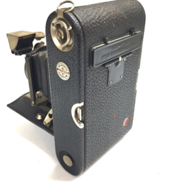 Eastman Kodak No. 3 Autographic Kodak Model H Antique 1914 Folding Camera, incl.tas