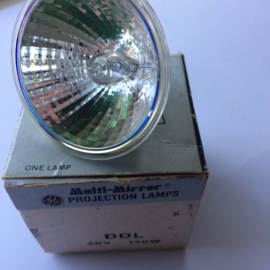 Nr. R134 General electric halogeen projectielamp met spiegel DDL 20 volt 150 W