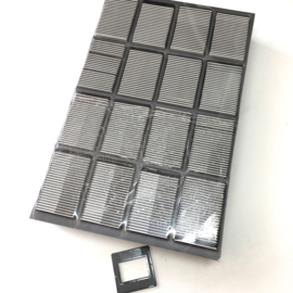 GEPE glaslose diaraampjes kleinbeeld 5 x 5 cm verpakt in doos van 400 stuks, beperkte voorraad prijs per doos van 400 ex.