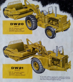 Nr.16375 --16mm-- CAT DW-21 tractor van Caterpillar zeer interesant promotiefilmpje uit de jaren'60 speelduur 9 minuten mooi van kleur en Engels gesproken
