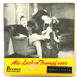 Nr.022 -- Normaal 8mm. silent-- Laurel en Hardy Als Lachen Trumpf war, 60 meter zwartwit in orginele doos