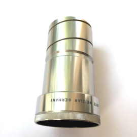 PL023 -- projectie lens LEITZ Wetzlar germany colorplan 1;2,5/ 120mm.doorsnee 46,5MM lens is in goede staat