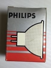 Nr. A006 -- Osram halogeen spiegellamp 12 volt  75 watt nr. HLX 64615 EFN diameter spiegel 5 cm. GZ6,35 voor de meeste super 8 film projectoren, prijs per stuk