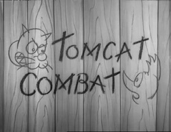 Nr.0432 --16mm--Tomcat Combat 1959 | Walter Lantz - Tomcat Combat is a 1959 Woody Woodpecker short, cartoon, zwartwit Engels geluid op 120m.spoel en in doos