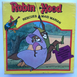 Nr.7187 Super 8 sound -- Robin Hood, Walt Disney iets rood van kleur Engels geluid, ongeveer 50 meter op spoel en in orginele doos