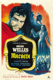 Nr.7587 -- Super 8 Sound ,,Macbeth (1948)  Verenigde Staten Geregisseerd door: Orson Welles compleet speelduur 89 min.zwartwit Engels gesproken, zit op 2 spoelen van 240 meter in doos