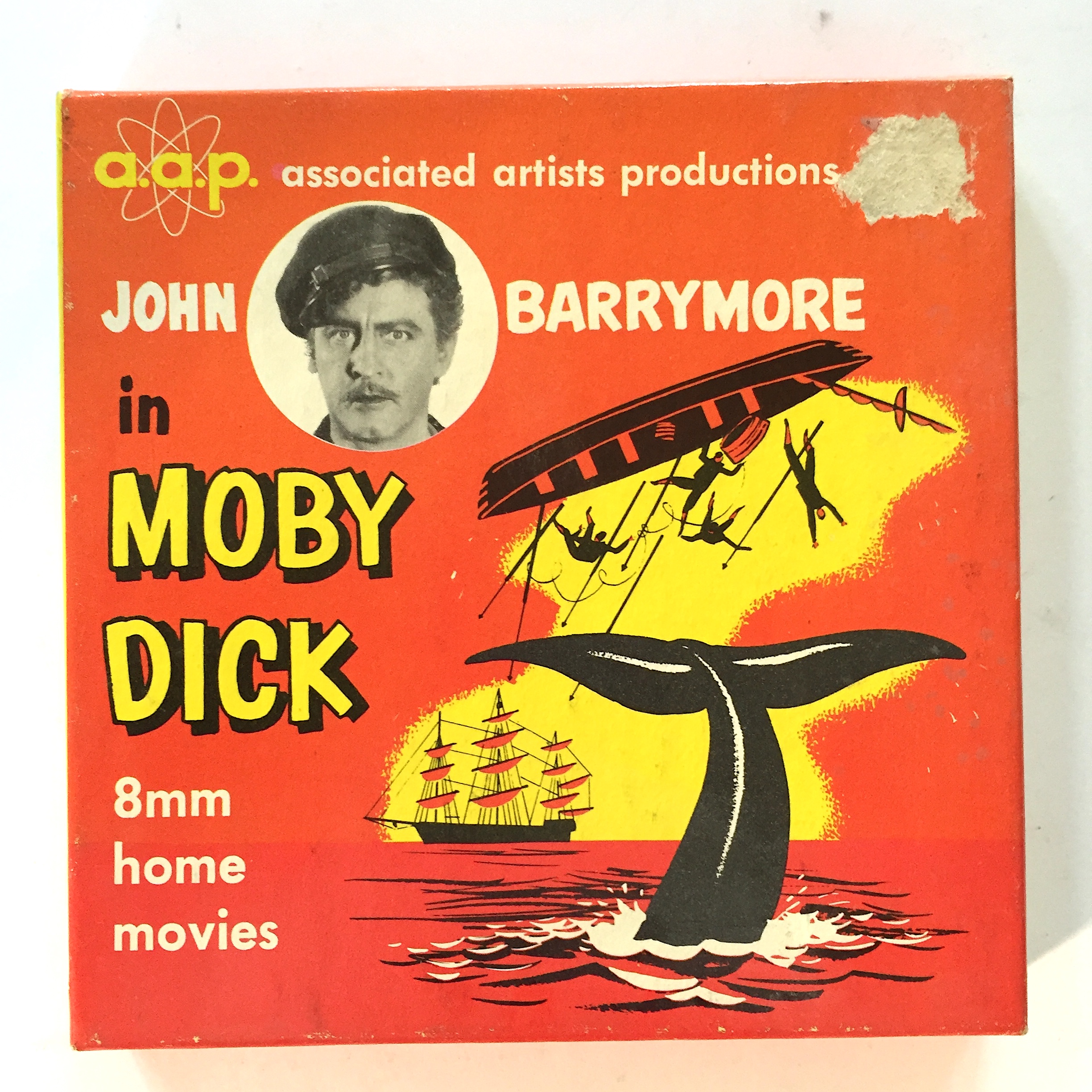 Nr.112 -- Normaal 8mm. Silent -- Moby Dick, A.A.P. films, 60 meter zwartwit in orginele doos