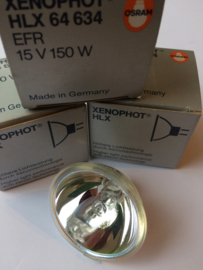 Nr. R095 OSRAM Xenophot HLX 64634 EFR 15 volt 150W. met spiegel, prijs per stuk