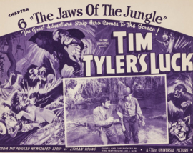 Nr.16279 --16mm  -- Een zeldzame aflevering uit 1937 ,,Chapter 6. The Jaws of the Jungle,, Tim Tyler's Luck (1937)zwartwit, Engels gesproken, met begin en end tite voor de liefhebbers van old time movie's, zeldzaam
