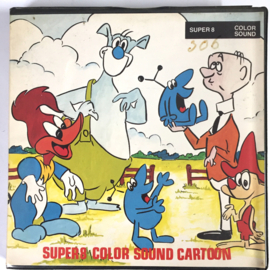 Nr.7565-- Super 8 SOUND, Convict Concerto Woody Wood Pecker en Andy Panda in Chopin muziek tekenfilm, ongeveer 120 meter, goed van kleur Engels geluid, in orginele doos