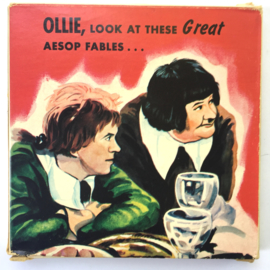 Nr.7052 --Super 8 Silent - Laurel&Hardy in Come Clean, goede kwaliteit zwartwit Silent ca 60 meter  in orginele doos