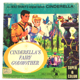 Nr.7321--Super 8 -- Cinderella's Fairy Godmother  Walt-Disney, 45m.kleur Ned.gesproken in orginele doos