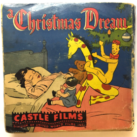 A0304 -- 16 mm -- Castle film, Christmas Dream, complete edition, prachtige zwartwit film lengte ongeveer 120 meter orginele Castle film, zwartwit silent, compleet met begin/end titels in orginele doos