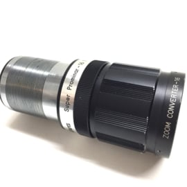 PL046 -- Eiki basis lens met zoomconverter geheel zwart, lensen zijn in goede staat