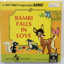 Nr.6669 --Super 8 -- Bambi Fall in Love Walt-Disney, 45m.zwartwi silent in orginele doos