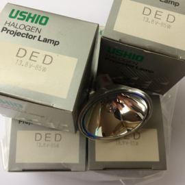 Nr. R109/2 -- USIO Halogeen projectorlamp DED 13,8 volt - 85W.