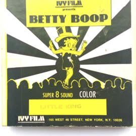Nr.6902 --Super 8 Sound, Betty Boop Litle King, 60 meter  kleur met Engels geluid, in de orginele doos