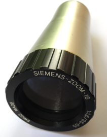 PL012 --16mm   prachtige orginele BAUER zoomlens -1:6  Bauer-Vario 16 Swiss made ,  35 - 65mm diameter 42,5 mm voor o.a.de Bauer projectoren