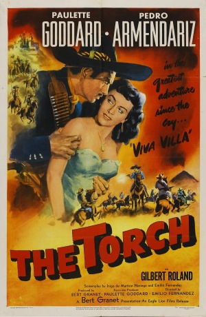 Nr.2171  -- 16mm --The Torch (1950),action, Adventure, Comedy, USA orginele mooie zwartwit copy met Engels geluid,speelduur 83 minuten,complete film met begin en end titels