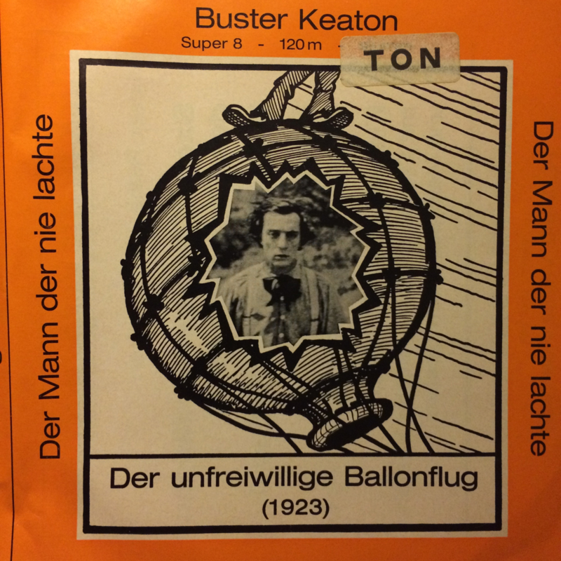 Nr.6622 --Super 8 Sound Buster Keaton in de onvrijwillige ballonvlucht, zwartwit met geluid speelduur 20 minuten in orginele doos