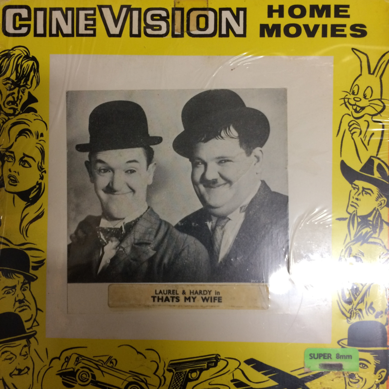 Nr.6503 - Super 8 - Laurel en Hardy Thats my wife, speelduur 20 minuten zwartwit orgineel silent