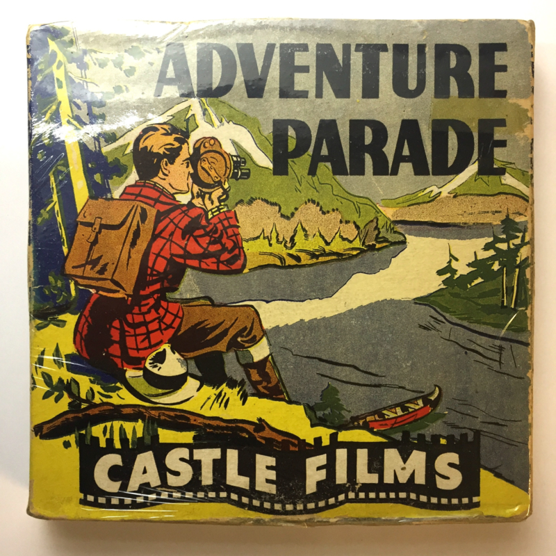 Nr.16341 -- 16 mm -- Castle film, Africa Pygmee Thrills complete edition, prachtige zwartwit film lengte ongeveer 120 meter orginele Castle film, zwartwit silent, compleet met begin/end titels