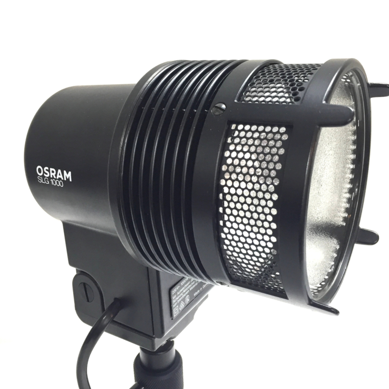 prachtige OSRAM SLG1000 met ventilator en koeling mooi licht voor film en fotografie heeft 1000W lamp incl.tas