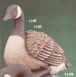 J 1948-45  medium Canadese gans  hoofd recht