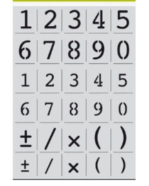 135 :  alfabet cijfers Courier