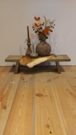 Raambankje 80x19x20 taupe