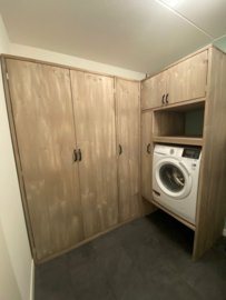 Wasmachine-droger  ombouw.....kast