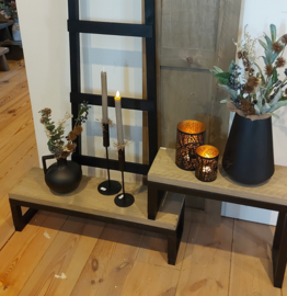 Raambankje met accessoires