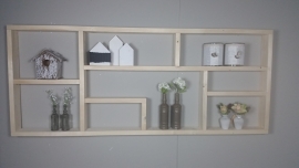 Steigerhouten letterbak 170x70 onbehandeld