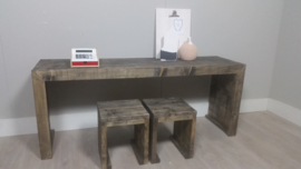 speeltafel 100x40x60 nieuw steigerhout in de beits