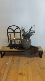 Raambankje 2 kleurig 90x19x20