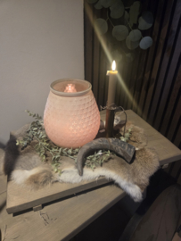 Dienblad met windlicht