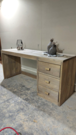 Steigerhouten bureau 170cm lang