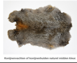 Vachtje midden bruin