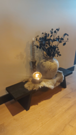 Raambankje 80x19x20 zwart