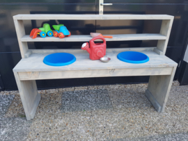 zand/water tafel grijs 150x60x40